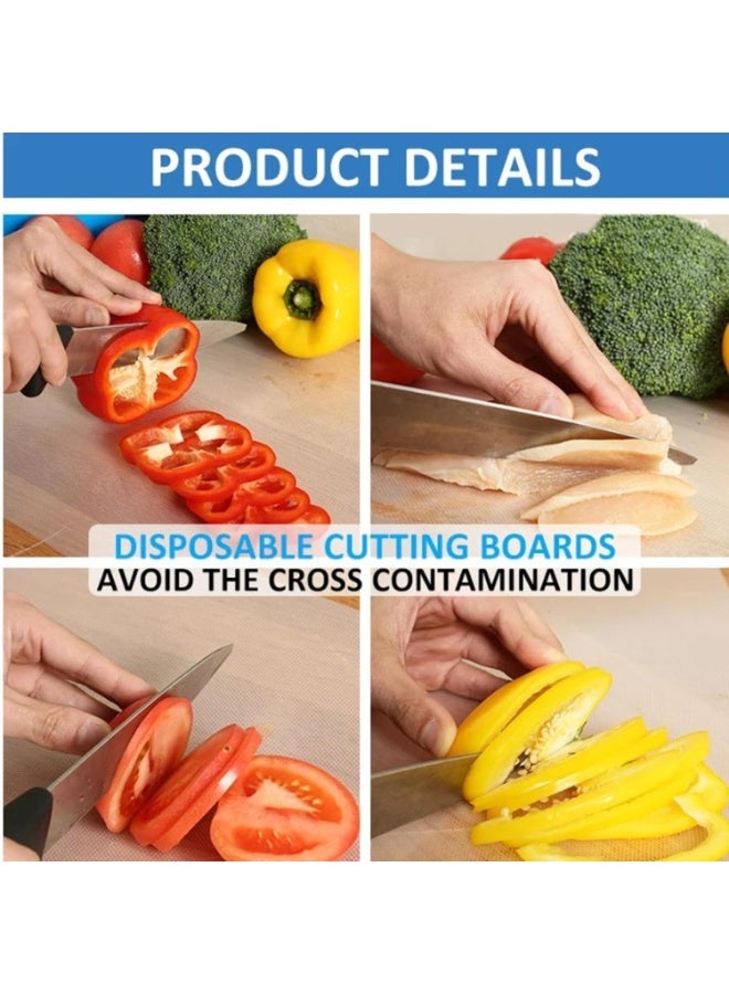 Happy Home Extra Large Disposable Plastic Cutting Board 3m × 45cm – Food-Safe, Transparent, Flexible Board for Kitchen, Outdoor Camping, BBQ, Travel, RV, and Picnics, with Built-In Easy Sliding Cutter for Quick Cutting, Food Prep, and Mess-Free Use - Image 5